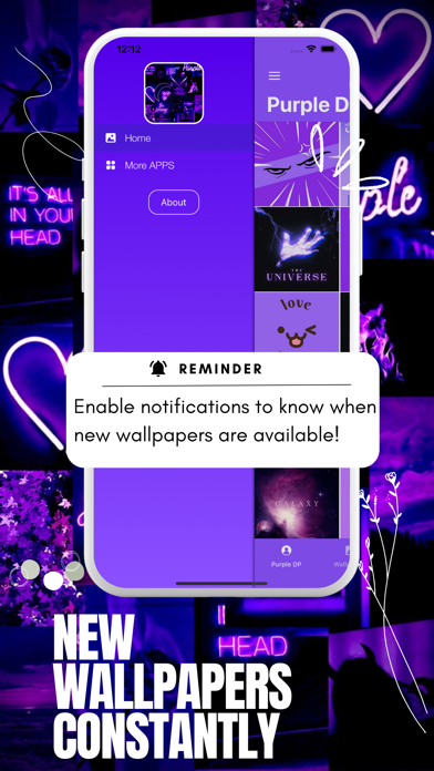 Purple Wallpapers - 4K Images Screenshot