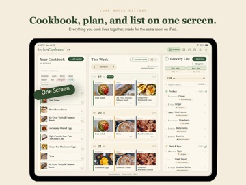In the Cupboard: Meal Planner ipad screenshot 4