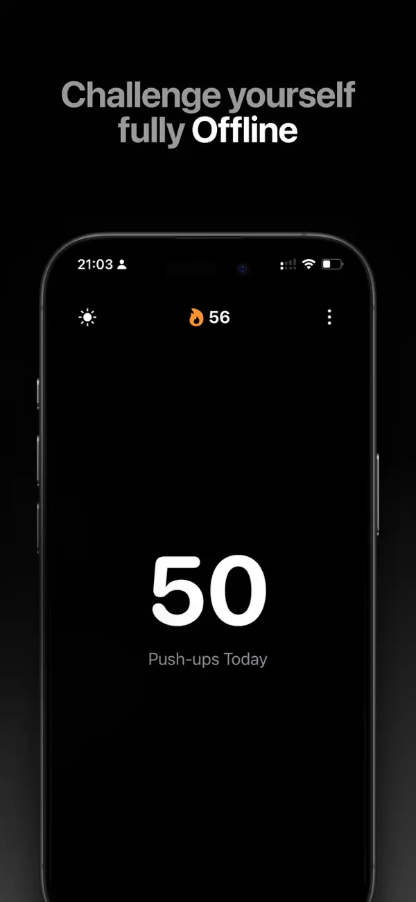 Screenshot #2 pour Push Up Counter: Daily reps