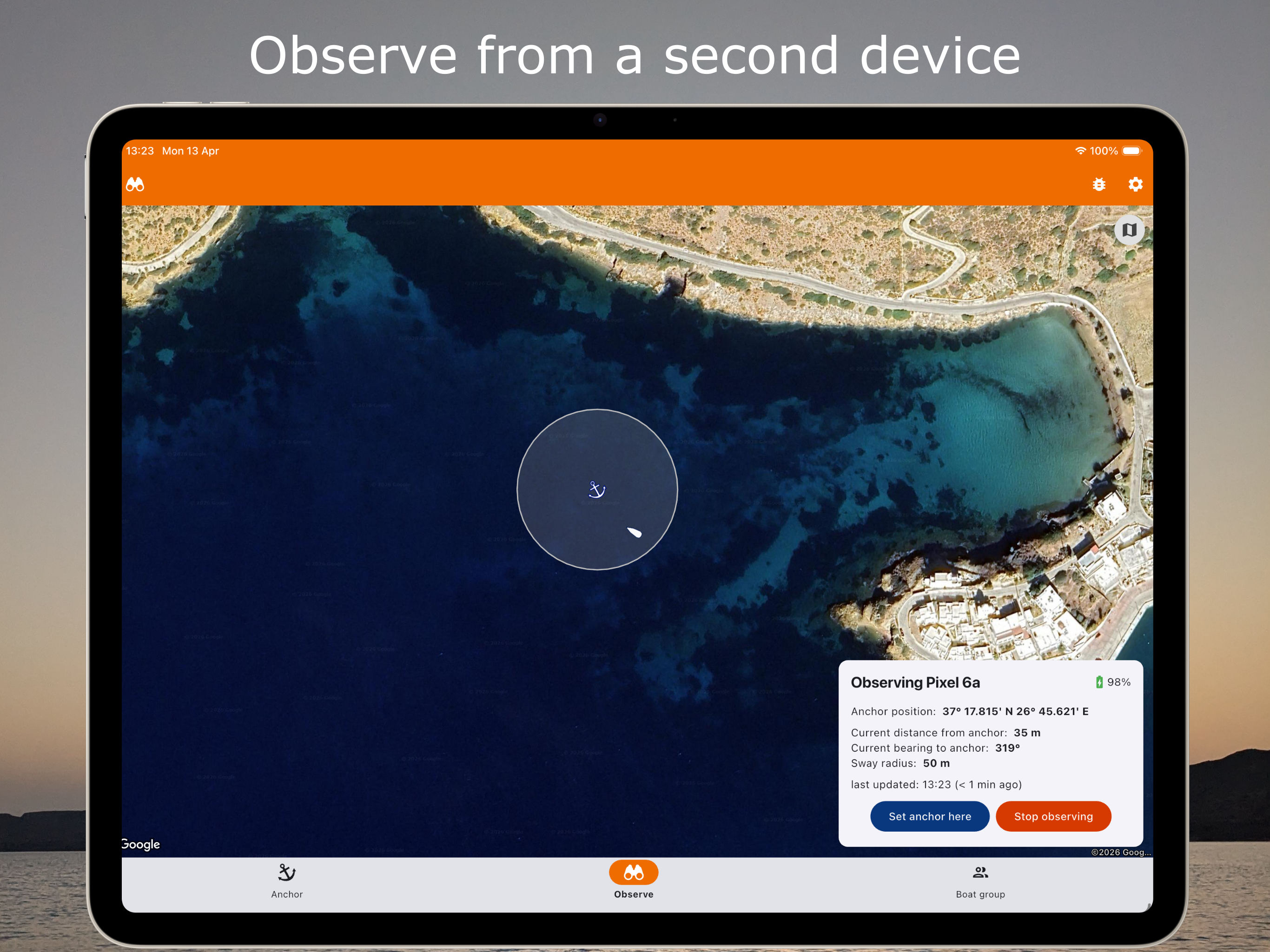 Anchor Easy: GPS Anchor Alarm screenshot 12