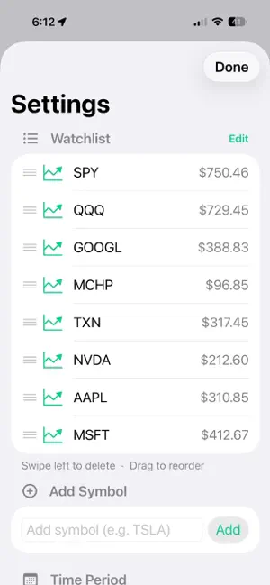 Stock Alert Vue screenshot 3