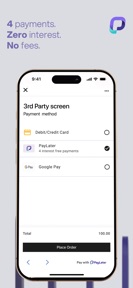 PayLater - Split in 4 payments screenshot