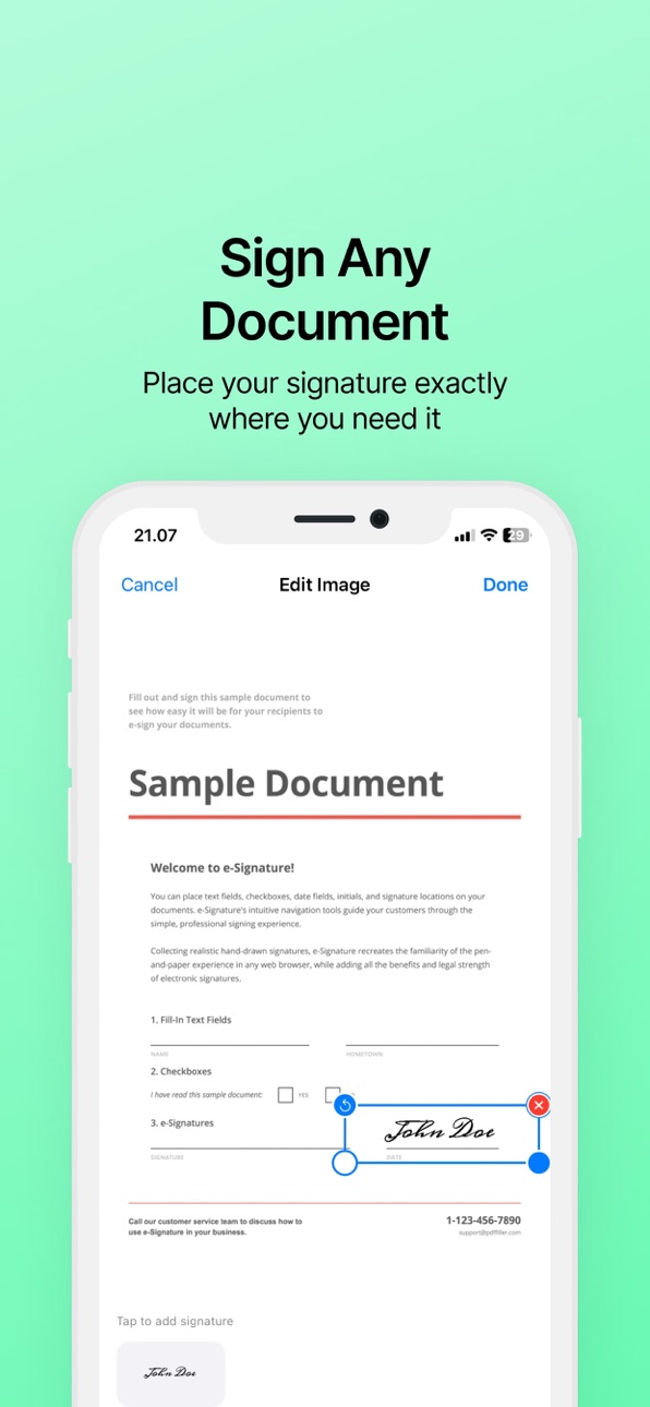 iPhone screenshot