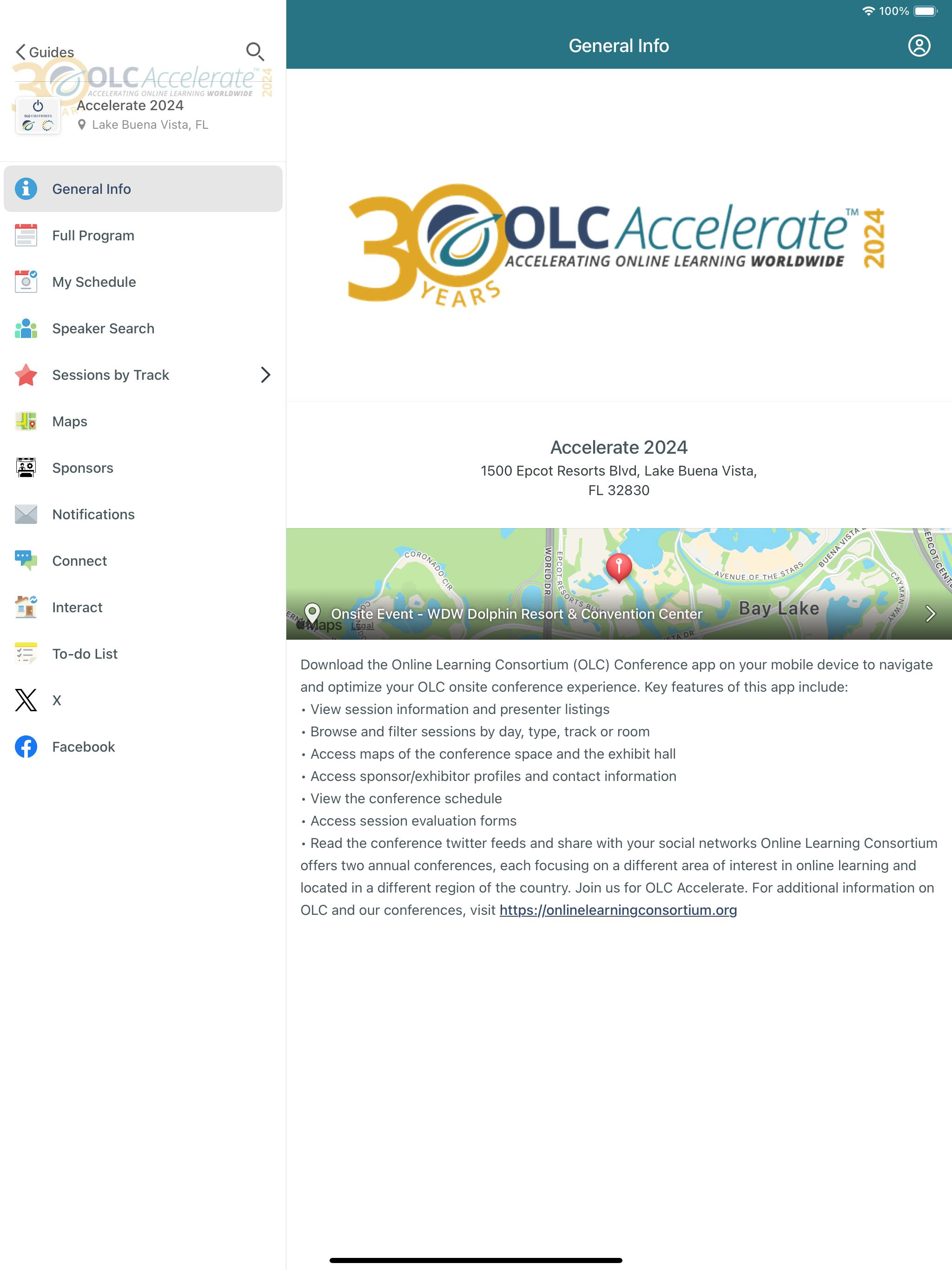 OLC Conferences screenshot 5