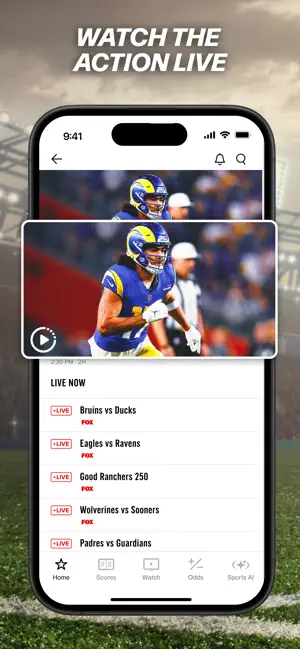 FOX Sports: Watch Live Games screenshot 3