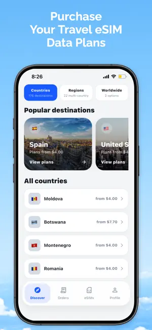 Simly eSIM: Travel & Connect screenshot 2