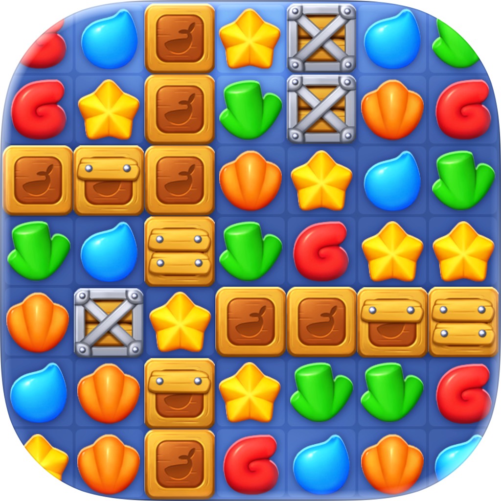 Apple App Store cover for Ocean Puzzle World