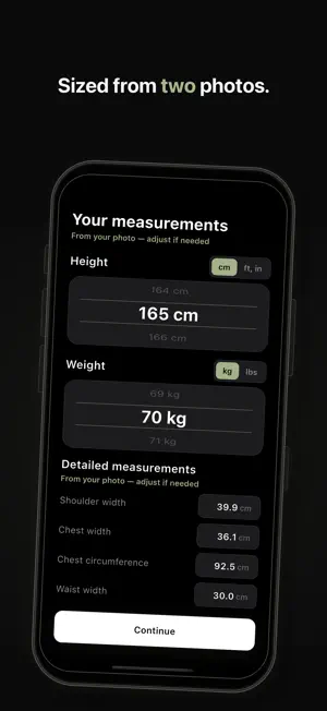 FitCheck AI – Size & Try-On screenshot 2