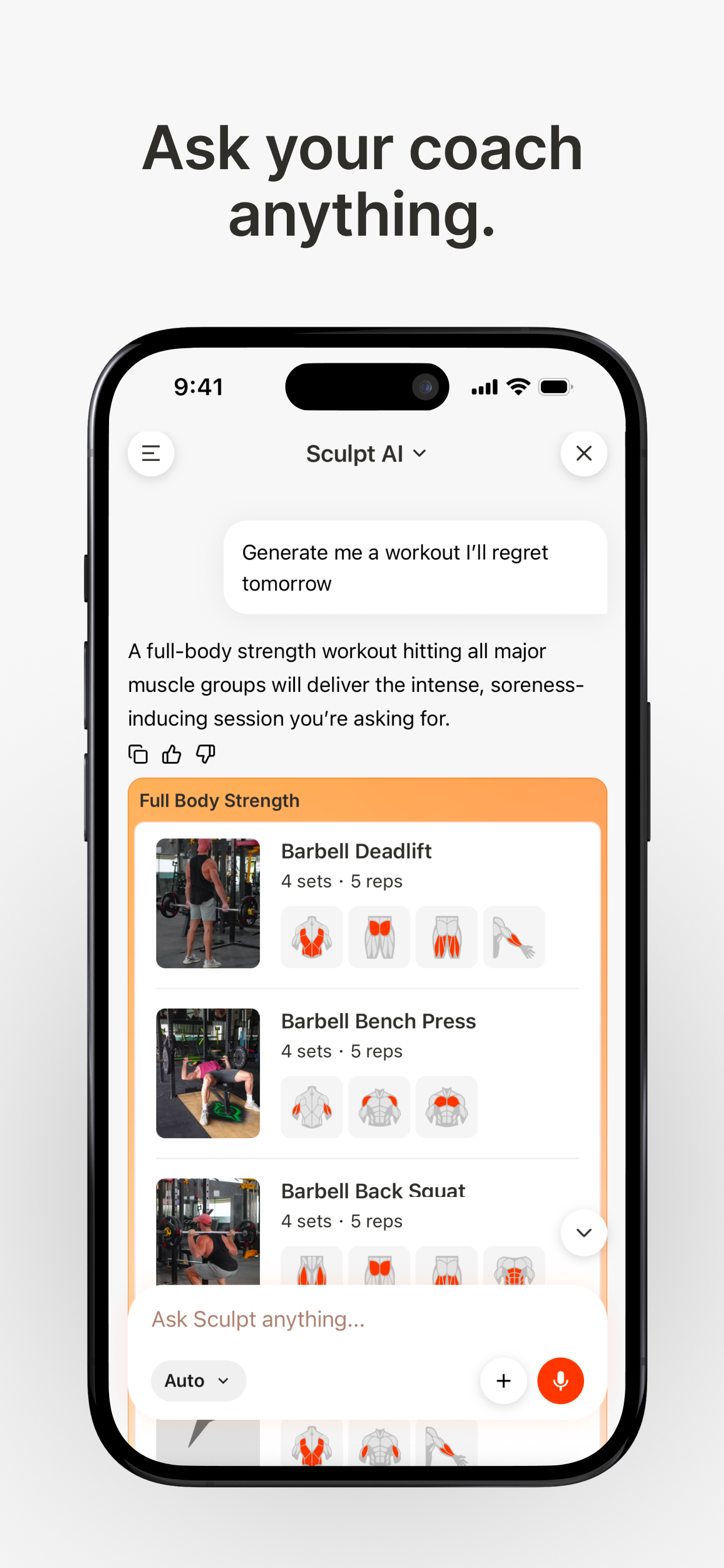 Sculpt: Workout & Meal Plan