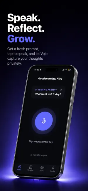 Voice Journal & Diary - Vojo screenshot 1