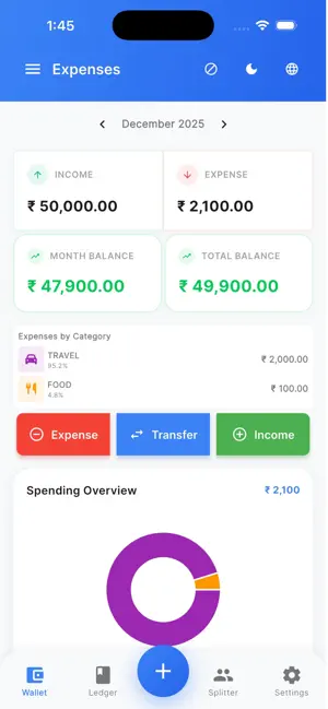 Pocket Hisaab: Expense Tracker screenshot 1