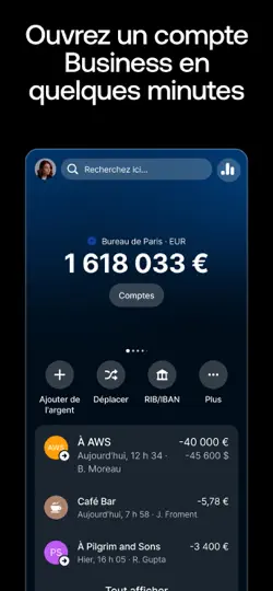 Capture d'écran de Revolut Business sur iPhone 2