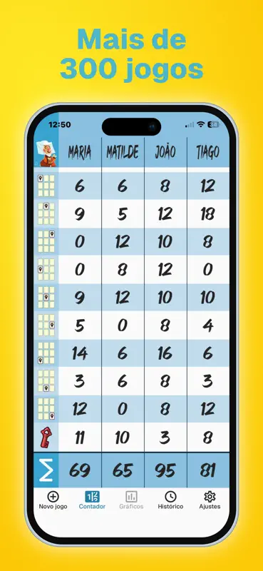 MyScoreTracker Jogos de Mesa screenshot 1 of 3