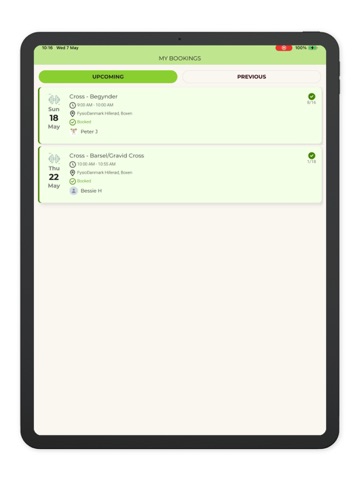 FysioDanmark Nord iPad screenshot