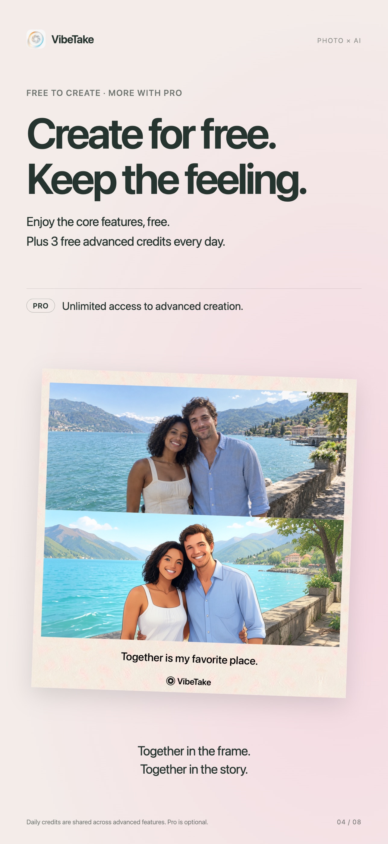 Screenshot 4 of VibeTake - Photo × AI Camera