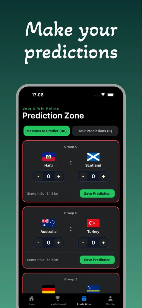 Predictor Buddies League - Games App | MWM