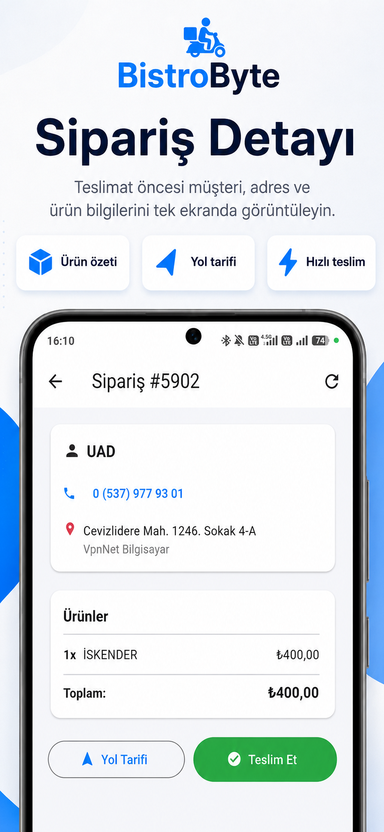 BistroByte Kurye screenshot 3