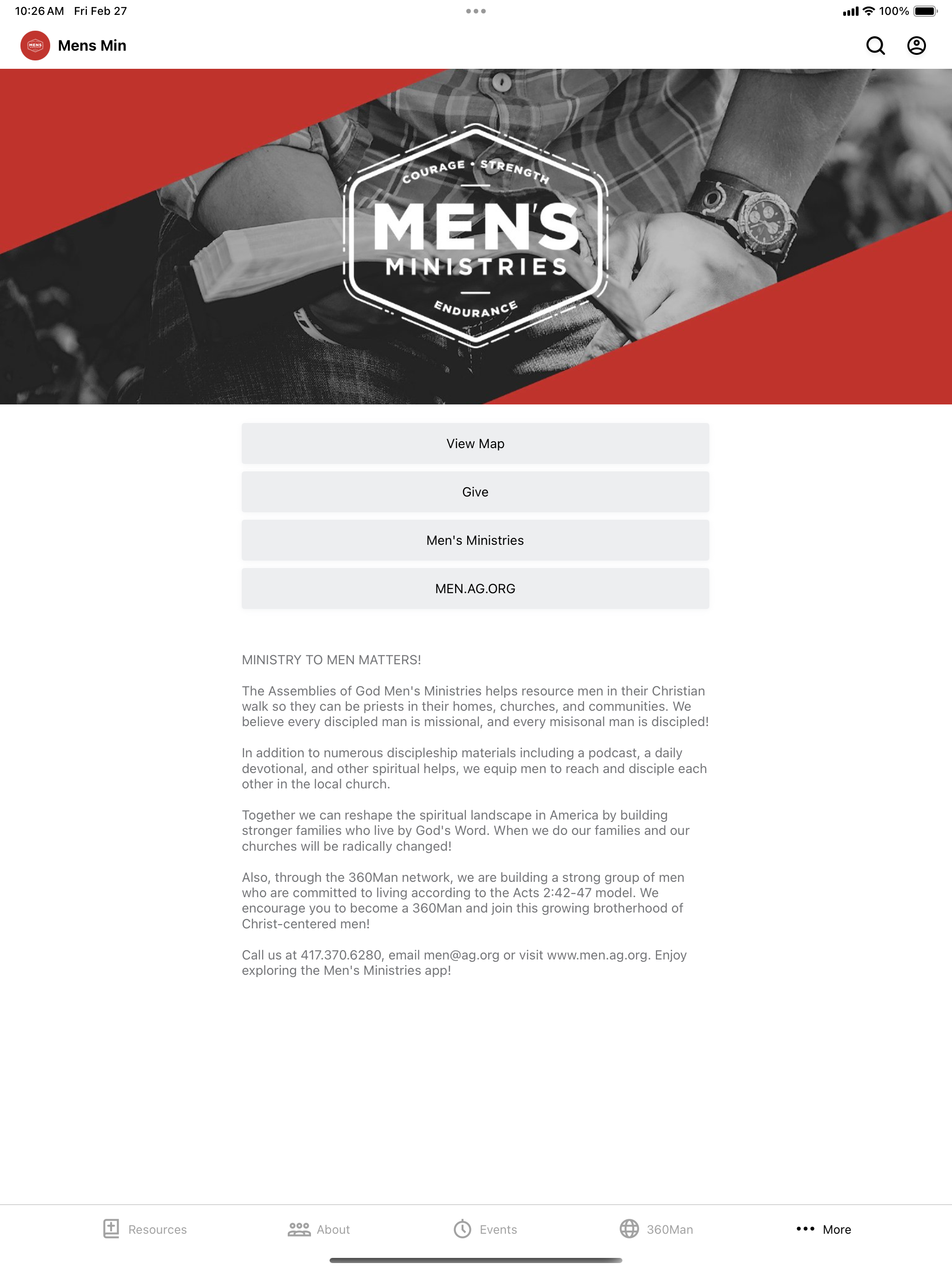 Mens Ministries