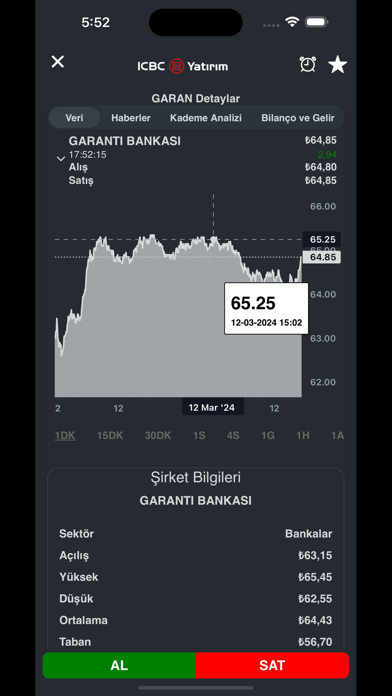 ICBC Yatırım Screenshot