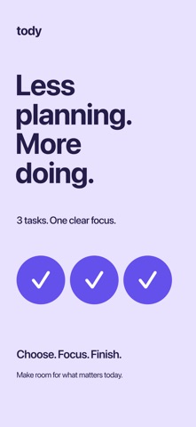 Tody — Focus To-Do List Screenshot 1 of 9