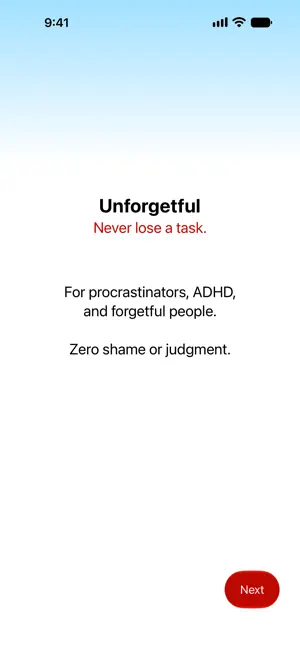 Unforgetful: Never Lose a Task screenshot 1