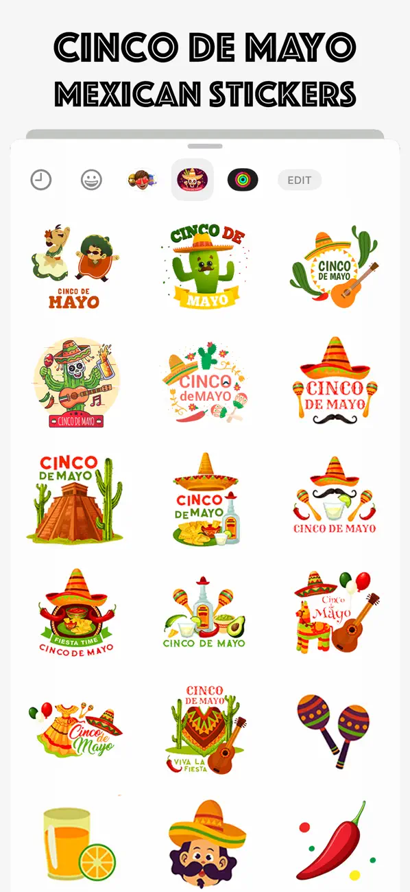 Screenshot #3 pour Cinco De Mayo Mexican Stickers
