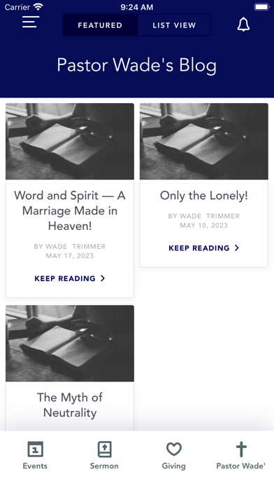 Grace Fellowship of Augusta Screenshot