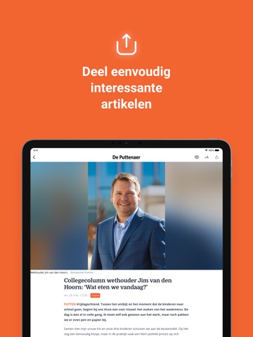 De Puttenaer iPad screenshot
