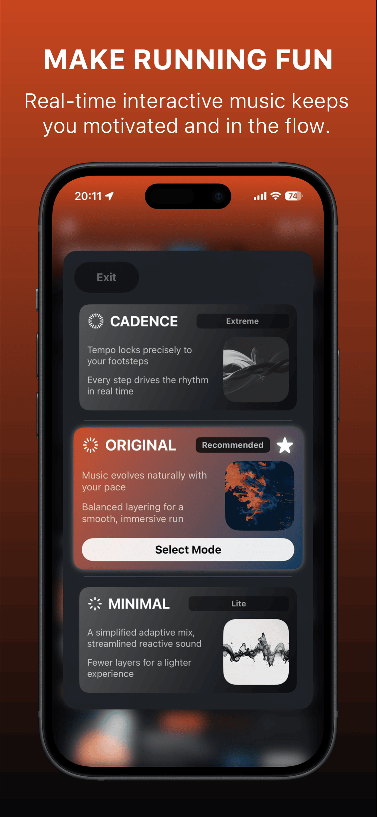 AudioRun: Run & Make Music