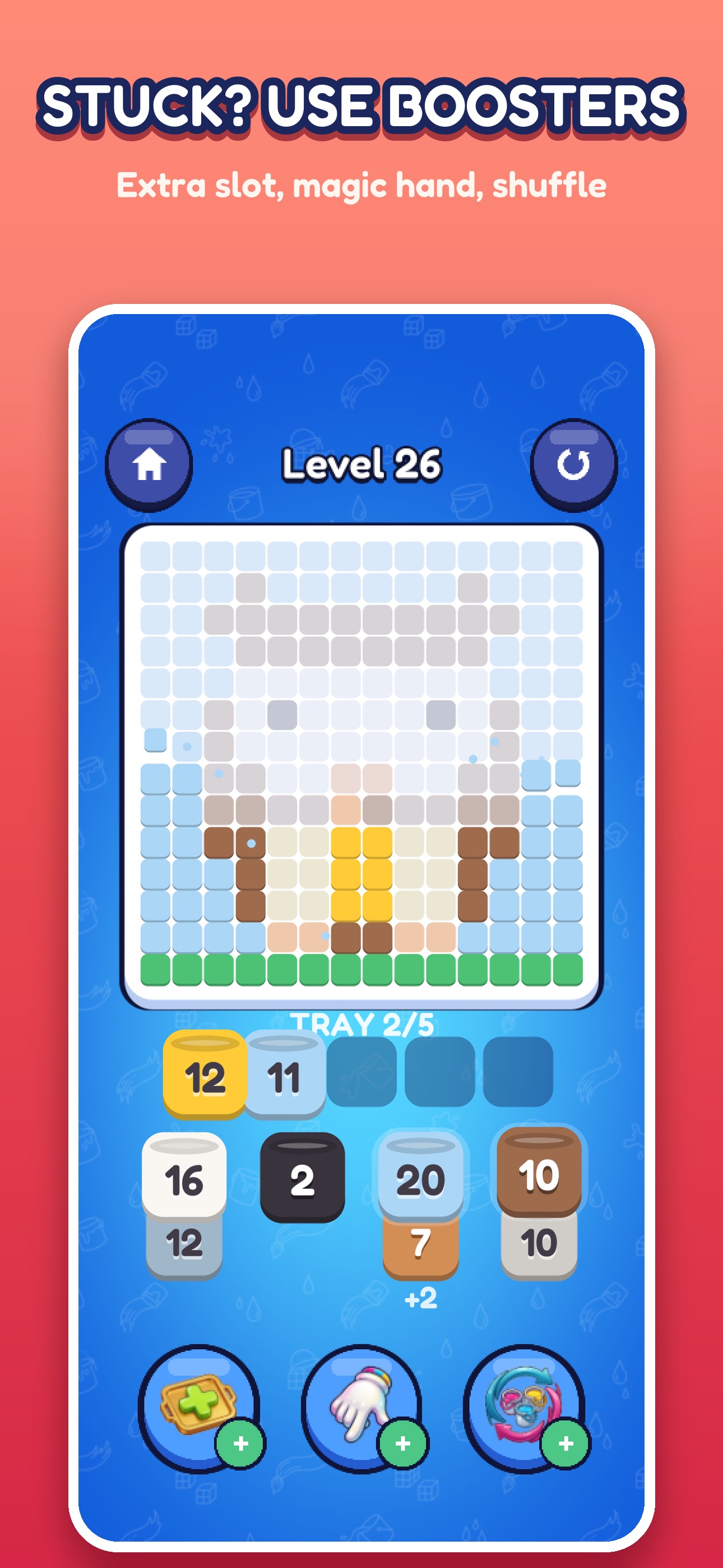 Screenshot 4 of Pixel Pour: Paint Puzzle