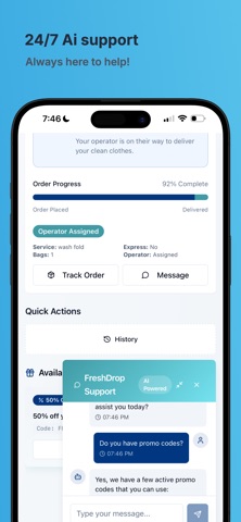 FreshDropLaundry screenshot