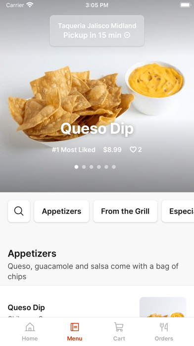 Taqueria Jalisco Midland iPhone screenshot 2 - Food & Drink app