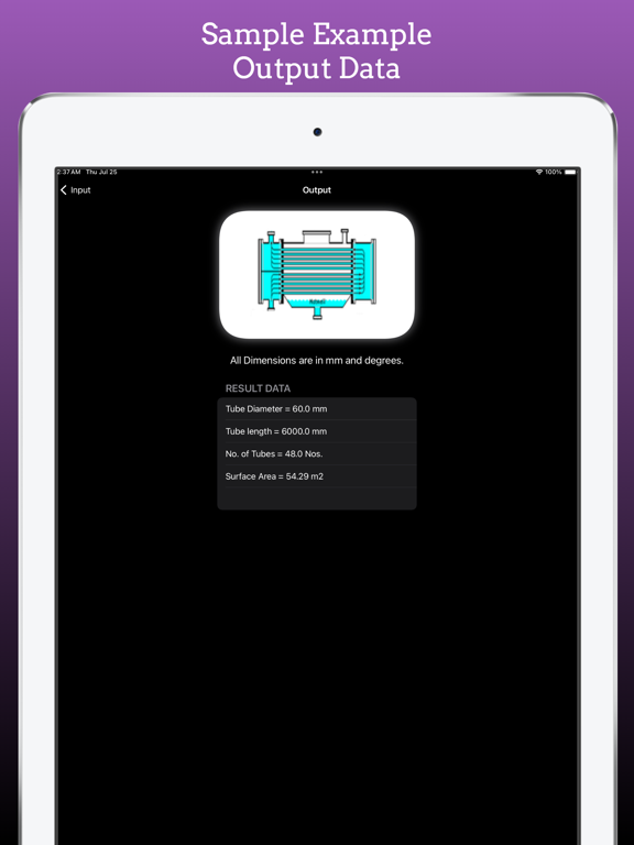 Heat Exchanger Area Pro iPad screenshot