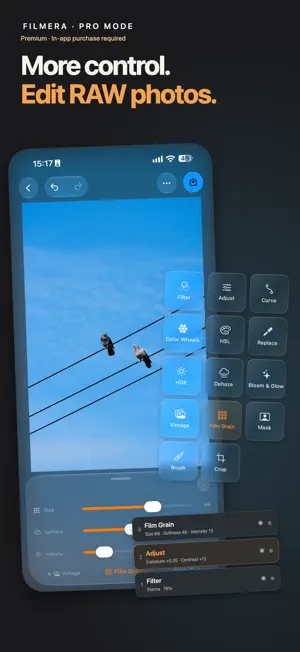 Filmera: Photo & Film Editor screenshot 4