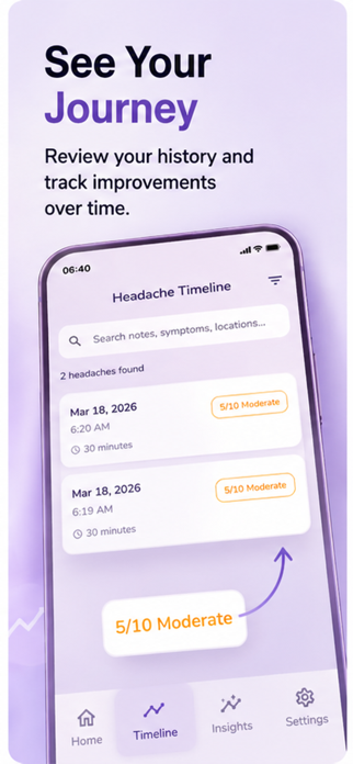 Headache tracker: Clearhead Screenshot 3 of 4