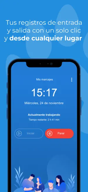 HolmesHR reloj laboral screenshot 3
