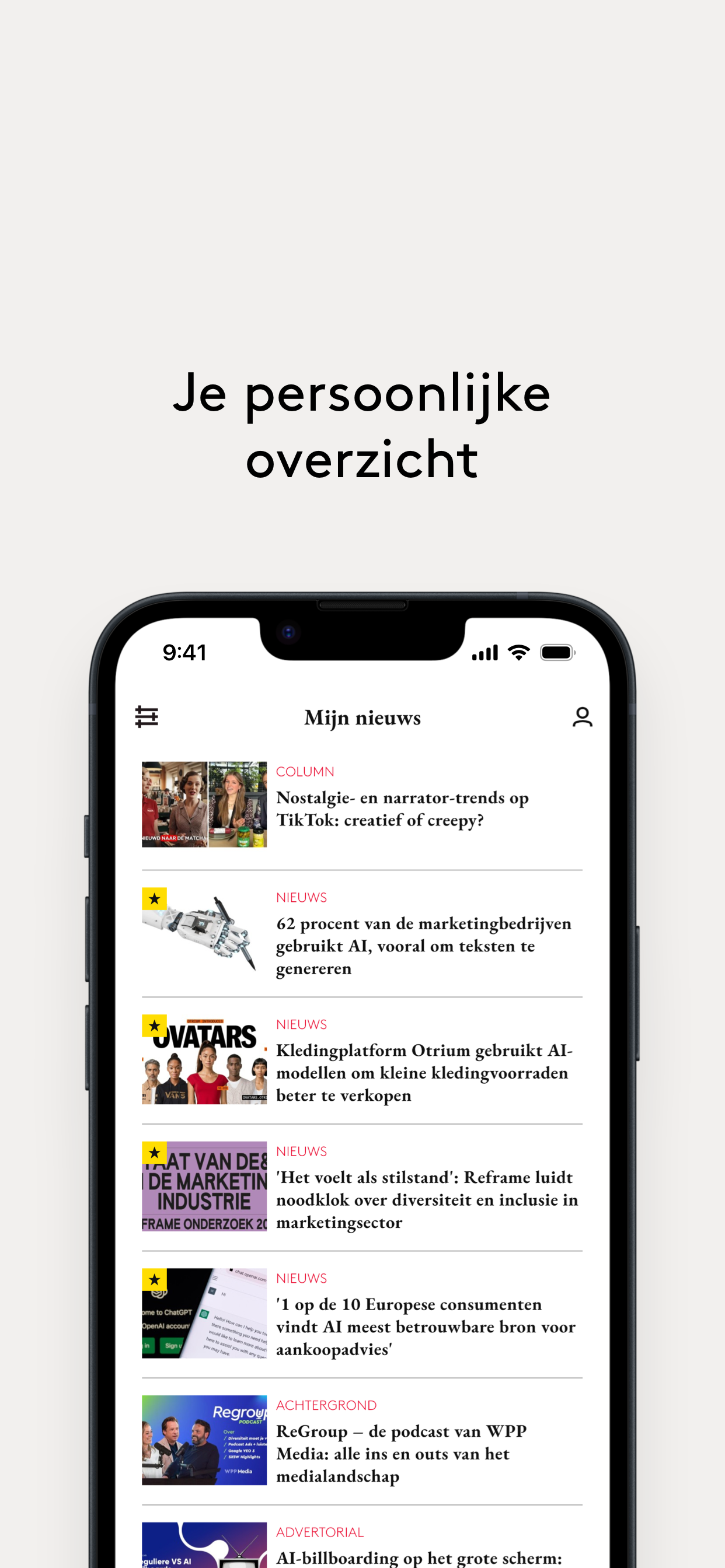 Adformatie Nieuws App