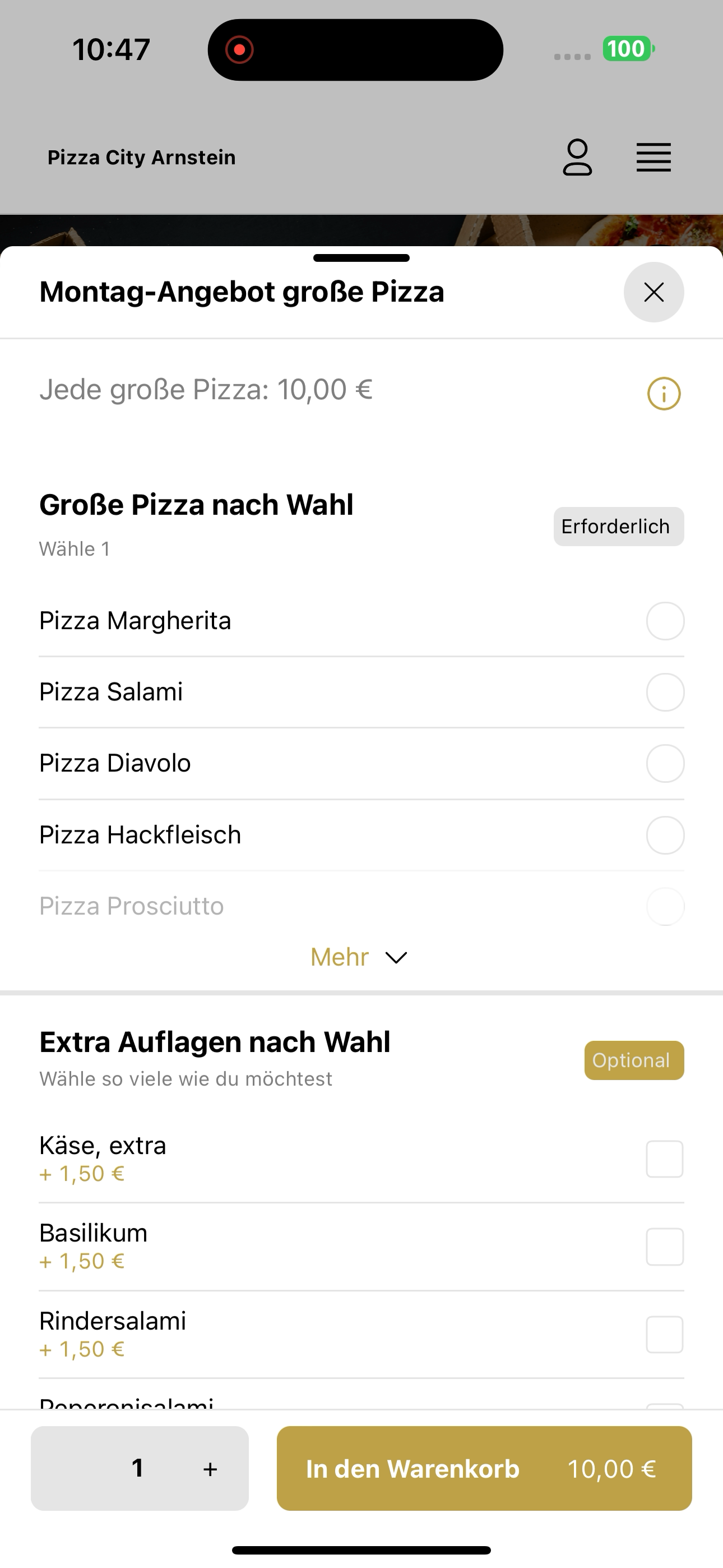 Pizza City Arnstein