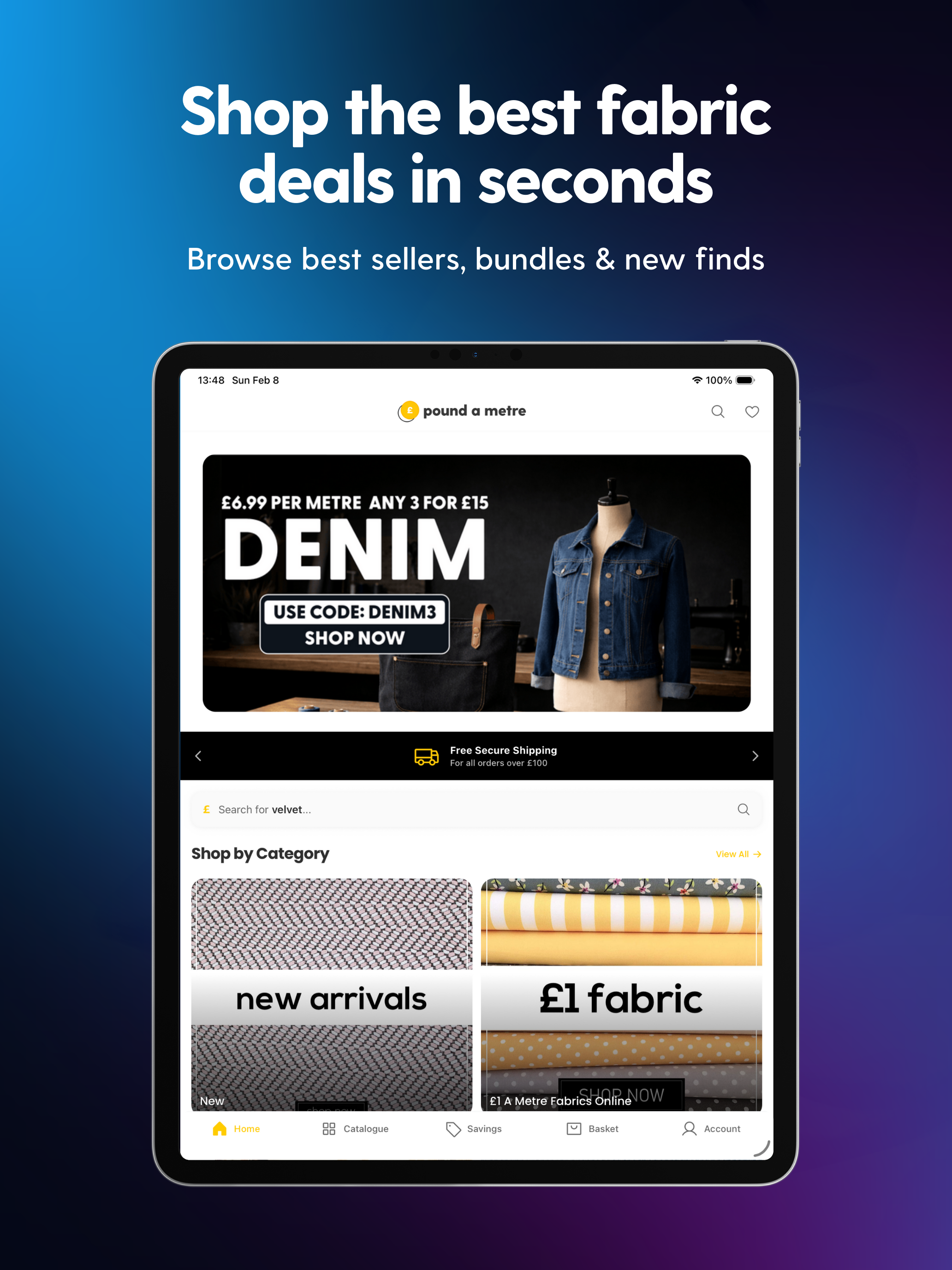 Pound A Metre: Fabric Shop screenshot 12