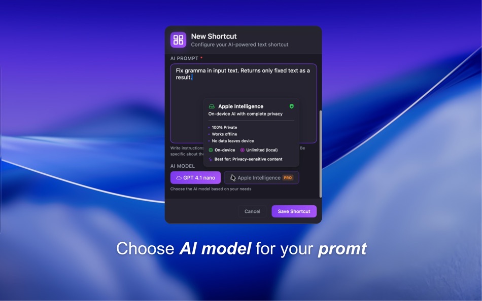 #3. PromptK (macOS) 由: Dmytro Taradaika