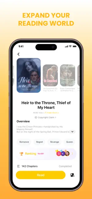 Yaread iPhone screenshot 3