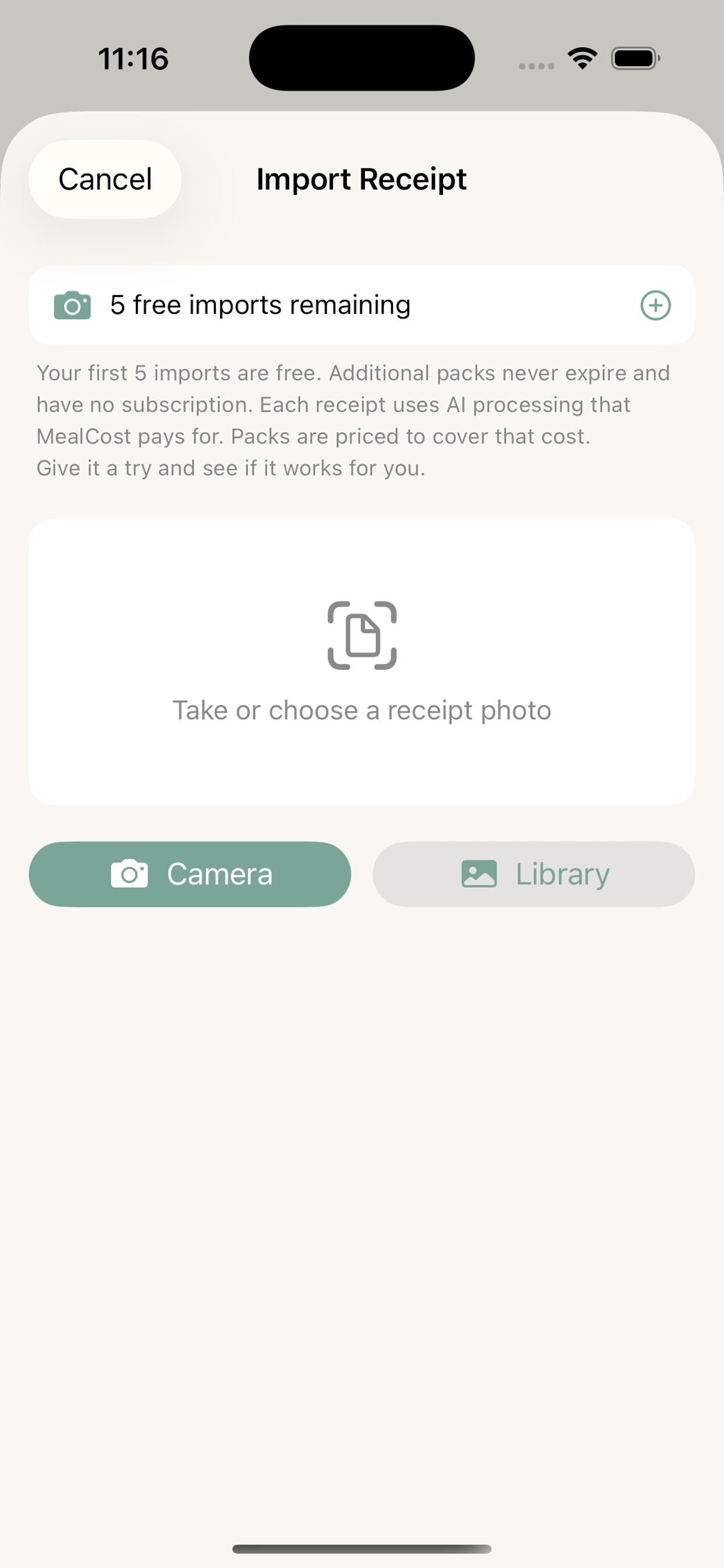 MealCost – Food Costs