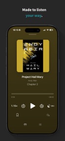 Vitreo: Audiobook Player screenshot