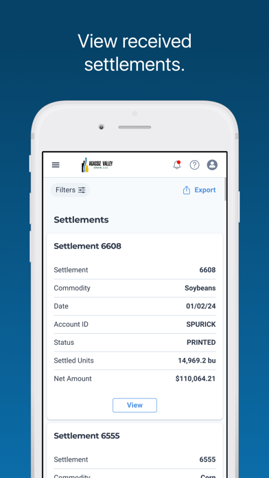 Agassiz Valley Grain, LLC Screenshot