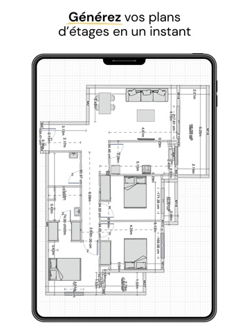 MakePlan – Scanner LiDAR 2D/3D iPad screenshot 2