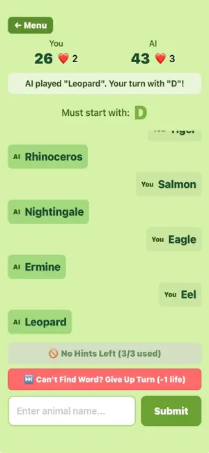 Word-Chaining screenshot 4