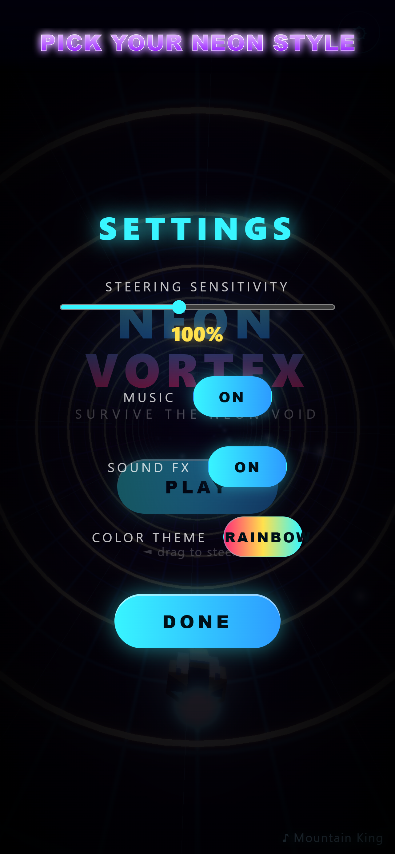 Neon Vortex: Tunnel Rush screenshot 4