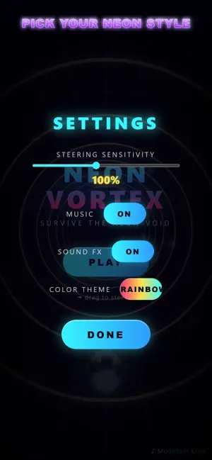 Neon Vortex: Tunnel Rush screenshot 4