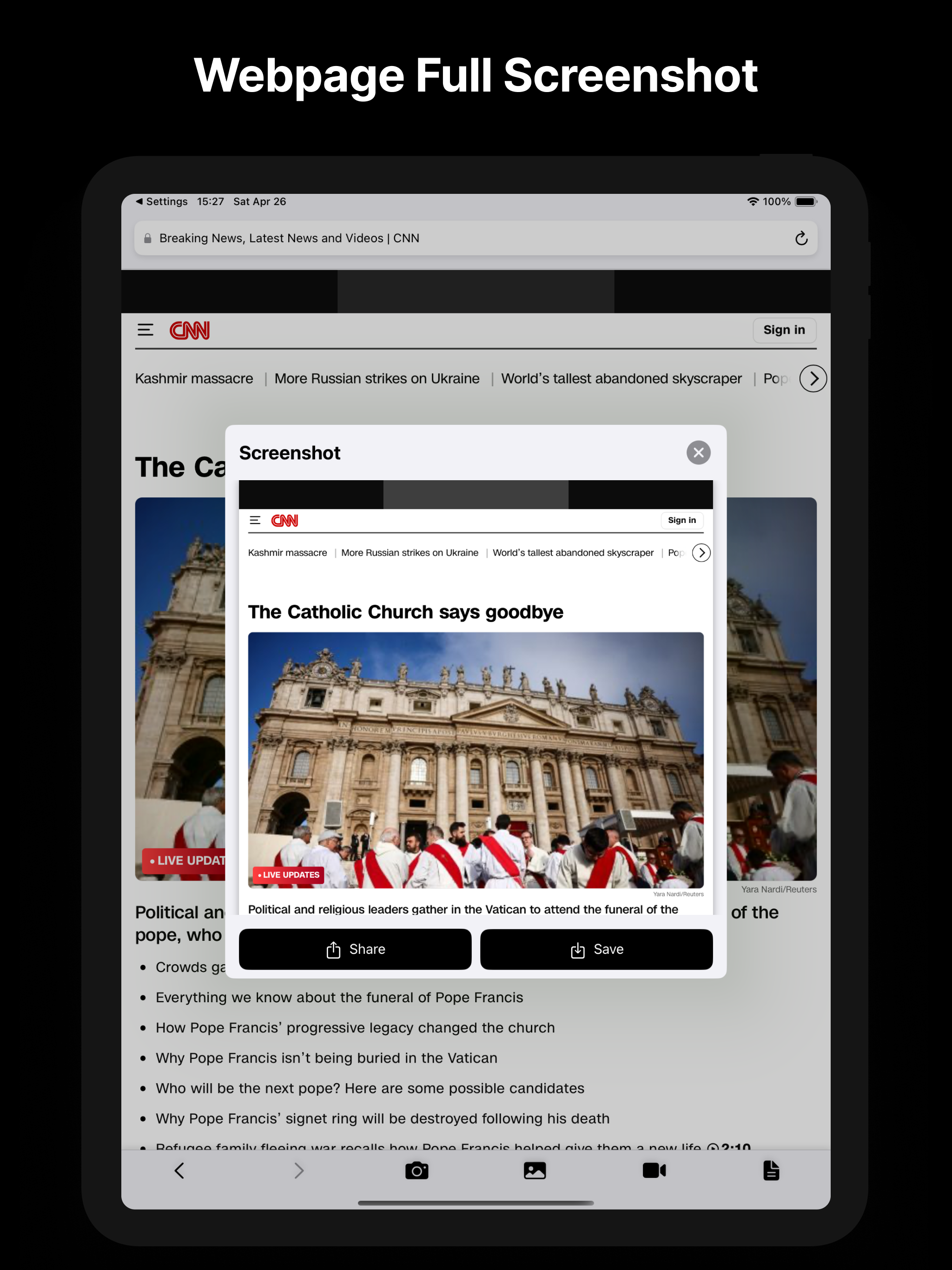 SanpSave - webPage Screenshot