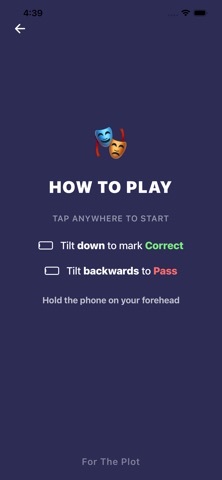 For The Plot - A party game iPhone screenshot